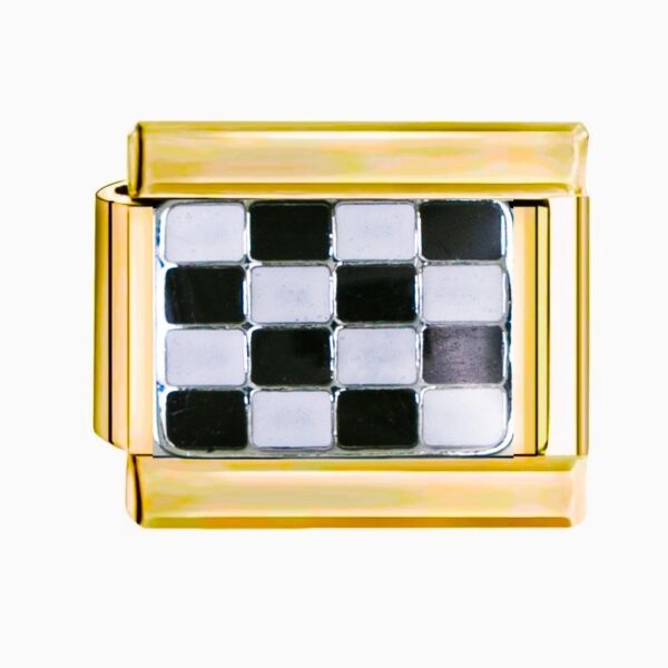 CHECKER FLAG (GOLD)