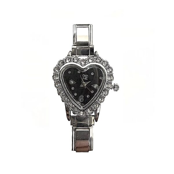 ITALIAN CHARM WATCH #19 (BLACK)